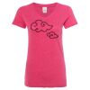 Women’s Glitter V-Neck T-Shirt Thumbnail