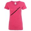 Women’s Glitter V-Neck T-Shirt Thumbnail