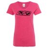 Women’s Glitter V-Neck T-Shirt Thumbnail
