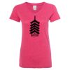 Women’s Glitter V-Neck T-Shirt Thumbnail
