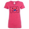 Women’s Glitter V-Neck T-Shirt Thumbnail