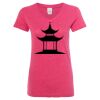 Women’s Glitter V-Neck T-Shirt Thumbnail