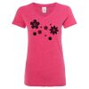 Women’s Glitter V-Neck T-Shirt Thumbnail