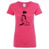 Women’s Glitter V-Neck T-Shirt Thumbnail