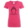 Women’s Glitter V-Neck T-Shirt Thumbnail