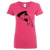 Women’s Glitter V-Neck T-Shirt Thumbnail