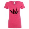 Women’s Glitter V-Neck T-Shirt Thumbnail