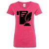Women’s Glitter V-Neck T-Shirt Thumbnail