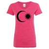 Women’s Glitter V-Neck T-Shirt Thumbnail