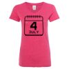 Women’s Glitter V-Neck T-Shirt Thumbnail