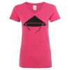 Women’s Glitter V-Neck T-Shirt Thumbnail