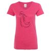 Women’s Glitter V-Neck T-Shirt Thumbnail