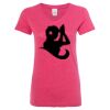 Women’s Glitter V-Neck T-Shirt Thumbnail