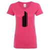 Women’s Glitter V-Neck T-Shirt Thumbnail