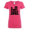 Women’s Glitter V-Neck T-Shirt Thumbnail
