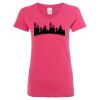 Women’s Glitter V-Neck T-Shirt Thumbnail