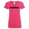 Women’s Glitter V-Neck T-Shirt Thumbnail