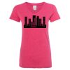 Women’s Glitter V-Neck T-Shirt Thumbnail