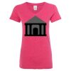 Women’s Glitter V-Neck T-Shirt Thumbnail