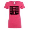 Women’s Glitter V-Neck T-Shirt Thumbnail