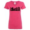 Women’s Glitter V-Neck T-Shirt Thumbnail