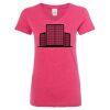 Women’s Glitter V-Neck T-Shirt Thumbnail