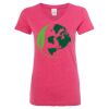 Women’s Glitter V-Neck T-Shirt Thumbnail