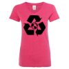 Women’s Glitter V-Neck T-Shirt Thumbnail