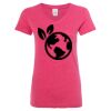 Women’s Glitter V-Neck T-Shirt Thumbnail