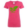 Women’s Glitter V-Neck T-Shirt Thumbnail