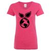 Women’s Glitter V-Neck T-Shirt Thumbnail