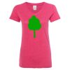 Women’s Glitter V-Neck T-Shirt Thumbnail