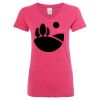 Women’s Glitter V-Neck T-Shirt Thumbnail