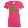 Women’s Glitter V-Neck T-Shirt Thumbnail