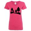 Women’s Glitter V-Neck T-Shirt Thumbnail