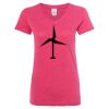 Women’s Glitter V-Neck T-Shirt Thumbnail