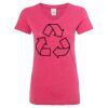 Women’s Glitter V-Neck T-Shirt Thumbnail