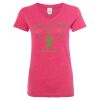 Women’s Glitter V-Neck T-Shirt Thumbnail