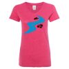 Women’s Glitter V-Neck T-Shirt Thumbnail