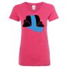 Women’s Glitter V-Neck T-Shirt Thumbnail