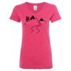 Women’s Glitter V-Neck T-Shirt Thumbnail