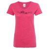 Women’s Glitter V-Neck T-Shirt Thumbnail