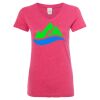 Women’s Glitter V-Neck T-Shirt Thumbnail