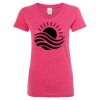 Women’s Glitter V-Neck T-Shirt Thumbnail