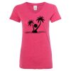 Women’s Glitter V-Neck T-Shirt Thumbnail