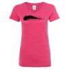 Women’s Glitter V-Neck T-Shirt Thumbnail