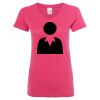 Women’s Glitter V-Neck T-Shirt Thumbnail