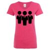 Women’s Glitter V-Neck T-Shirt Thumbnail