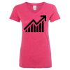 Women’s Glitter V-Neck T-Shirt Thumbnail