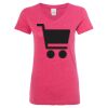Women’s Glitter V-Neck T-Shirt Thumbnail